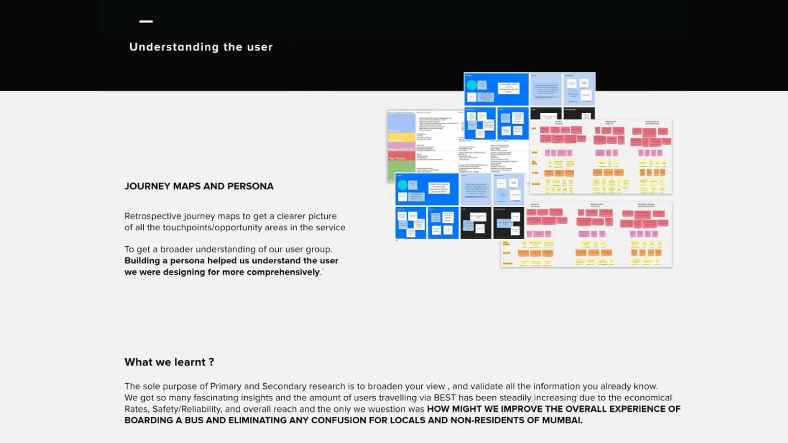 BEST Bus Service — Understanding the user