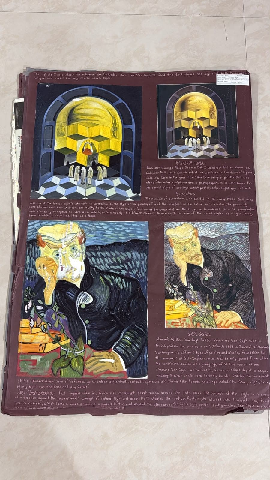 Analogies board 03: mixed media on board