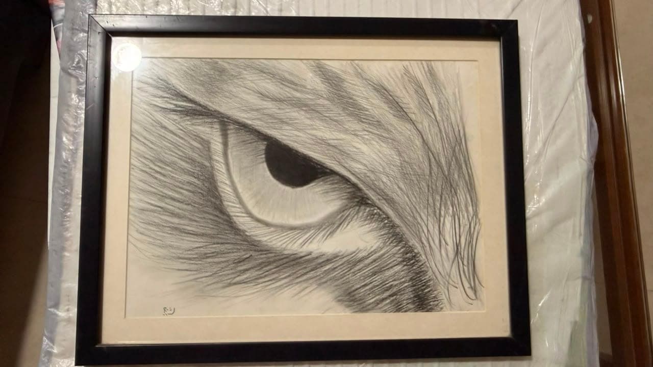 Charcoal study 04: charcoal on paper