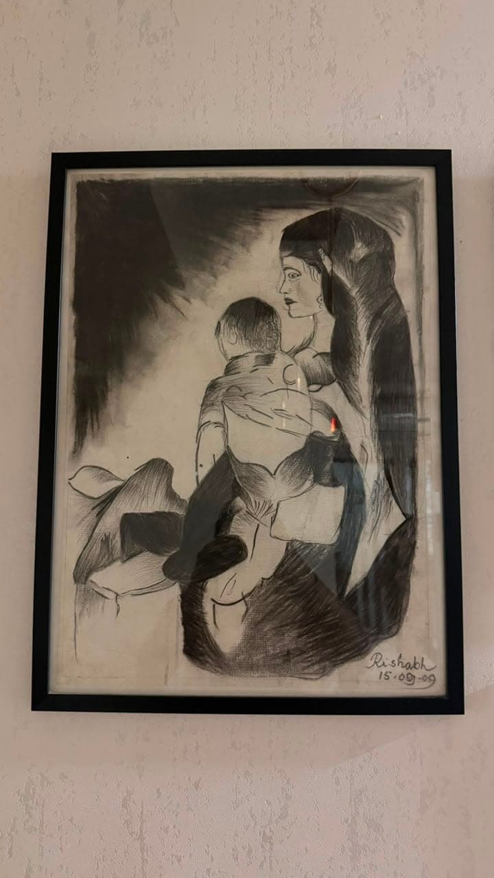 Charcoal study 07: charcoal on paper