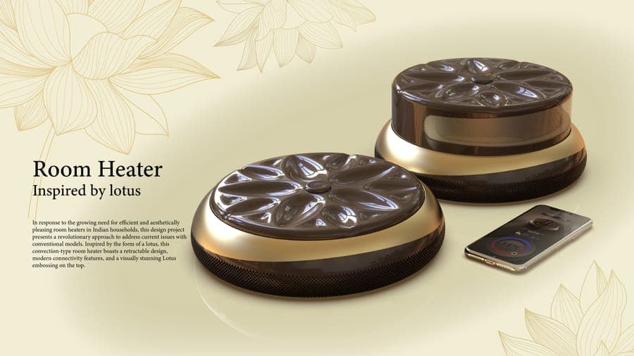 Lotus Room Heater — cover slide