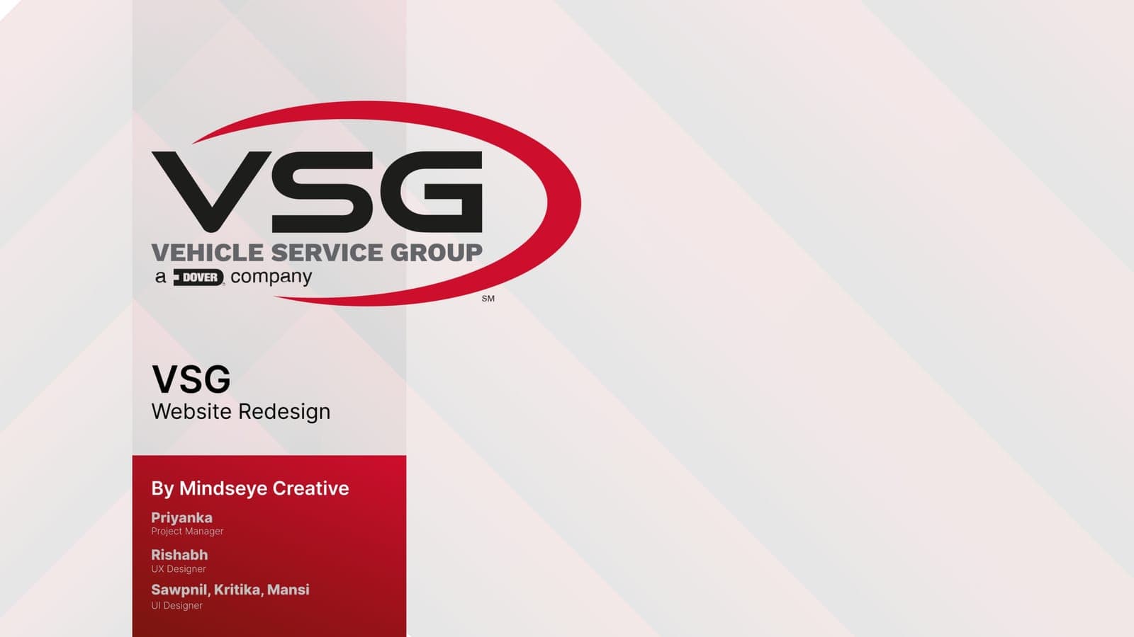 VSG Website Redesign — VSG