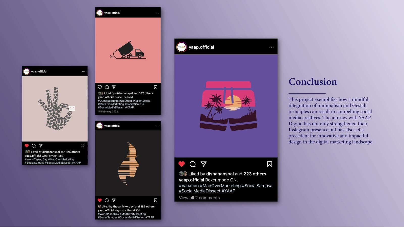 YAAP IG Creatives — Conclusion
