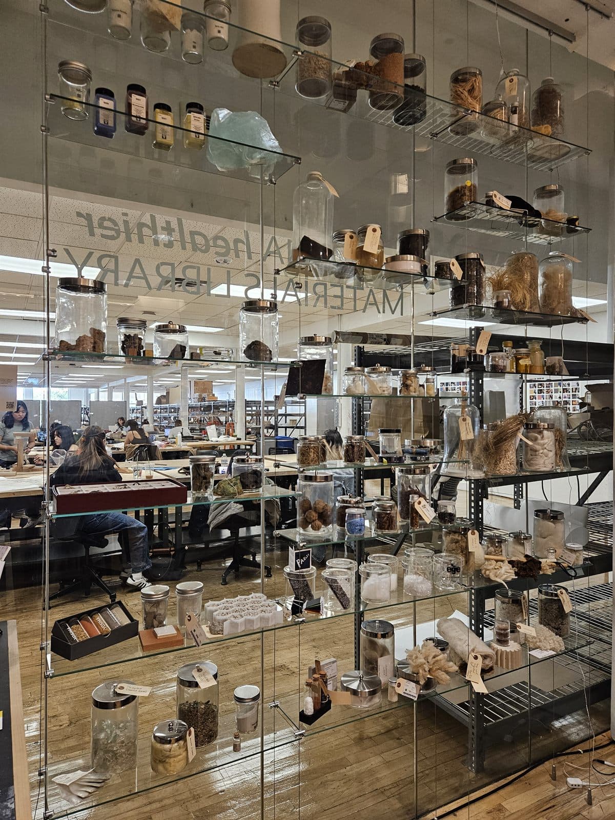 Field visit — Hundreds of catalogued samples.