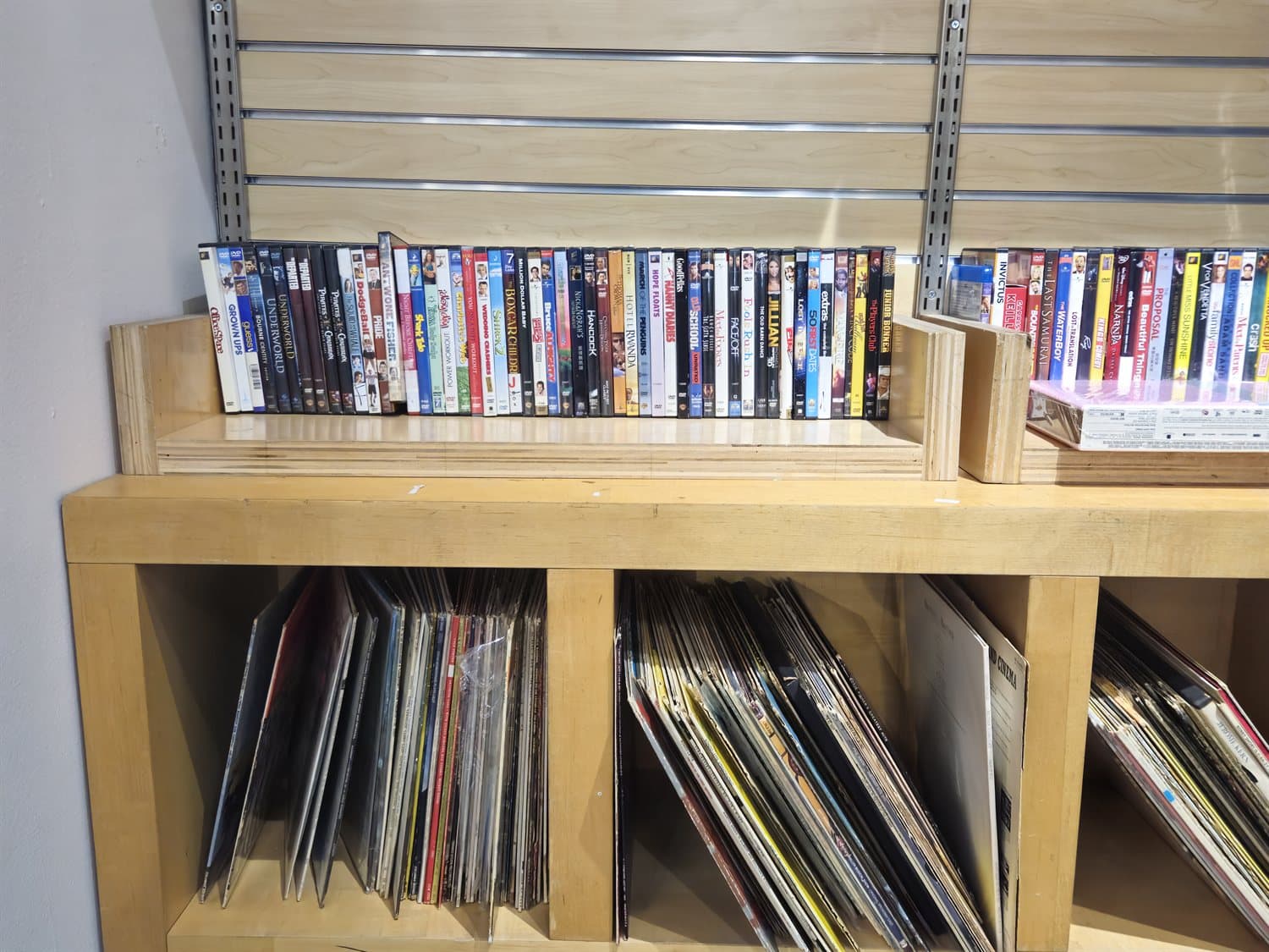 The Housing Works bookstore shelves.